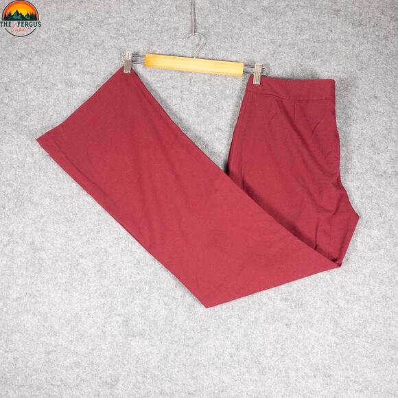 Nine West Casual Wide Leg Pants Pink The Modern Fit Flat Front Women's Size 6 - Picture 1 of 13